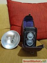 Antique Rollieflex TLR camera