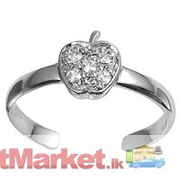 Genuine Silver Kawasaki Crystal Ring