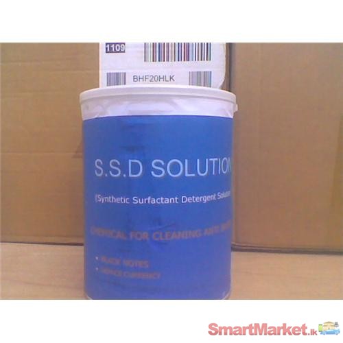 Ssd chemical solution for cleaning deface note