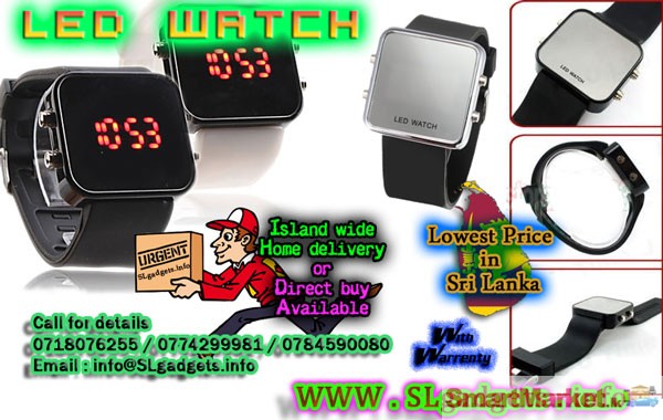 LED watches many desigens Rs. 600/=