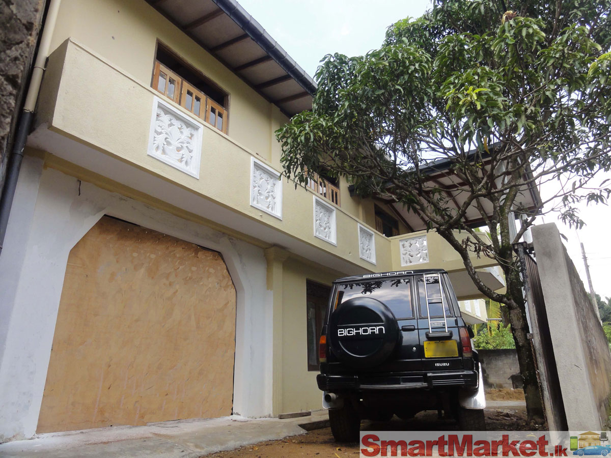 Two storey house for sale or exchange with vehicles in Malabe