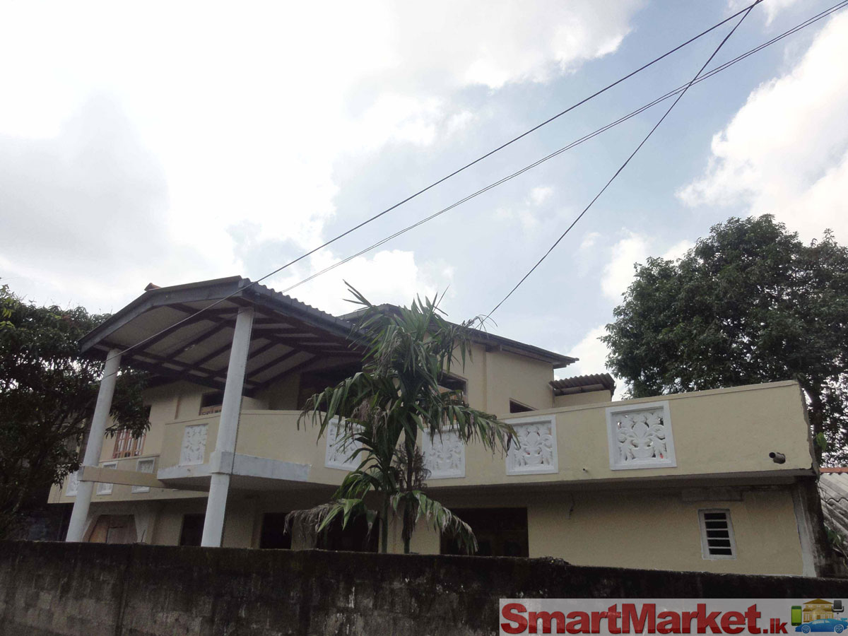 Two storey house for sale or exchange with vehicles in Malabe