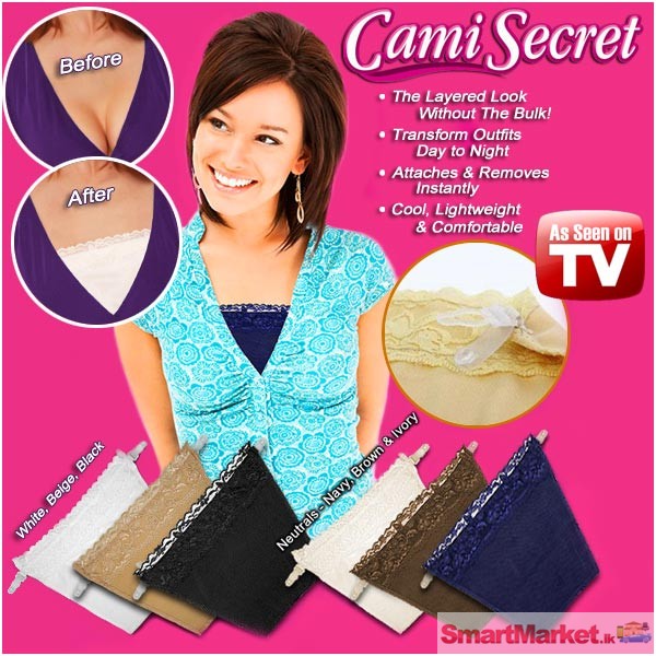 Cami Secret Set of 3 Clip-on Camisole