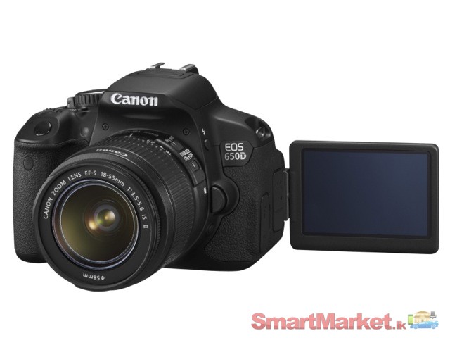 Canon 650D WITH EF-S 18-55 IS II KIT