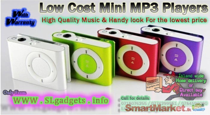 Mini MP3 Players . only 550/=