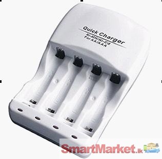 Universal 4 in 1 AAA & AA battery charger Rs. 380/=