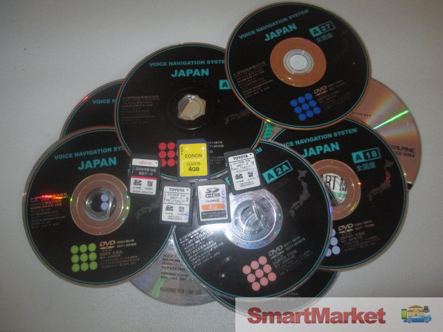 JAPAN CAR SET MAP  SD/DVD
