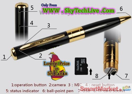 Spy camera Pens With warrenty Rs. 1650/=
