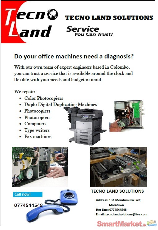 All kind of photocopy machine repair