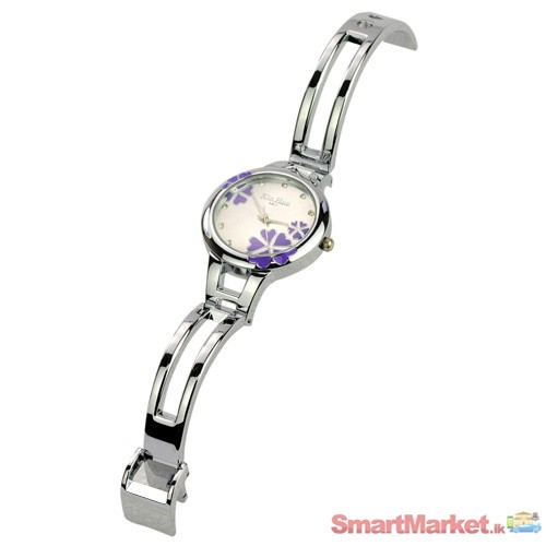 Stainless Steel Quartz Movement Bracelet Wrist Watch