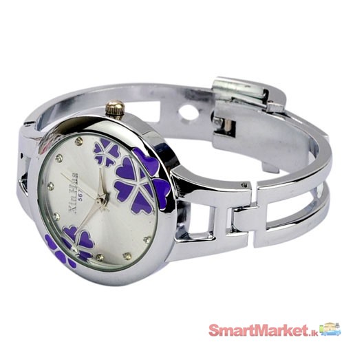 Stainless Steel Quartz Movement Bracelet Wrist Watch