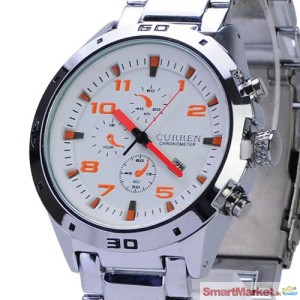 CURREN 8021 Men Quartz Adjustable Stainless Steel Watch