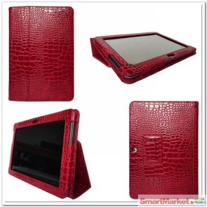 Leather stand case for samsung galaxy tab