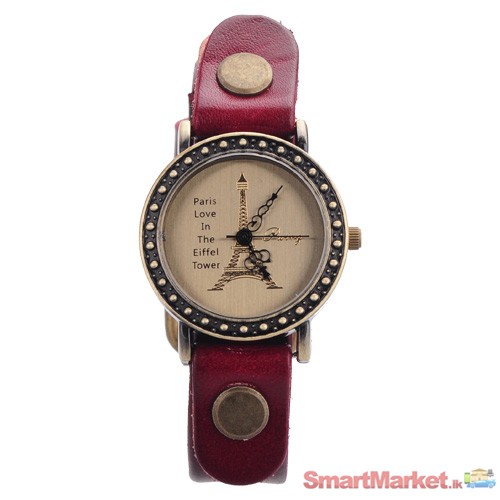 Watch With PU Leather