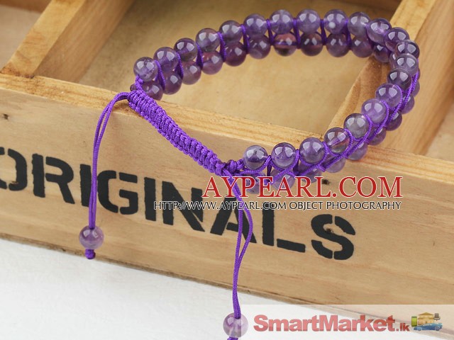 Amethyst Woven Adjustable Drawstring Bracelet Is Sold At $3.33