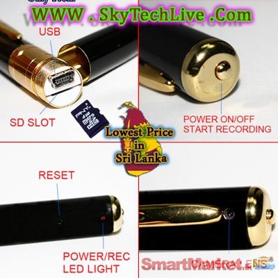 Spy camera pen - High Quality - brand new - Rs. 1650/=  with warranty