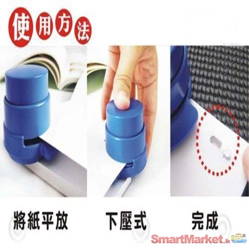Pin less staplers environmental Friendly magic stapler - කටු රහිතව භාවිතා කල හැකි ඇමුණුම් යන්ත්‍රය