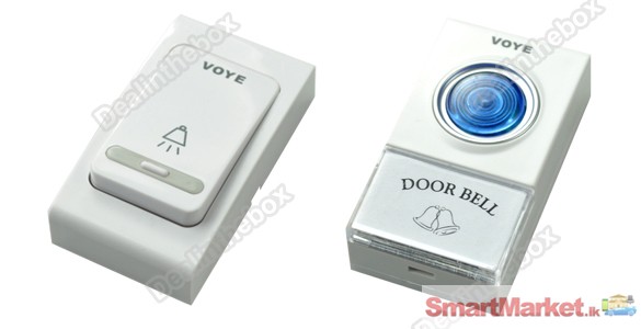 Wireless doorbell for home office , battery powered -රැහැන් රහිතව නිවසේ ඕනෑම ස්ථානයක පහසුවෙන් සවි කල හැකි දො