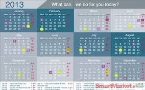 Calendar order for 2014
