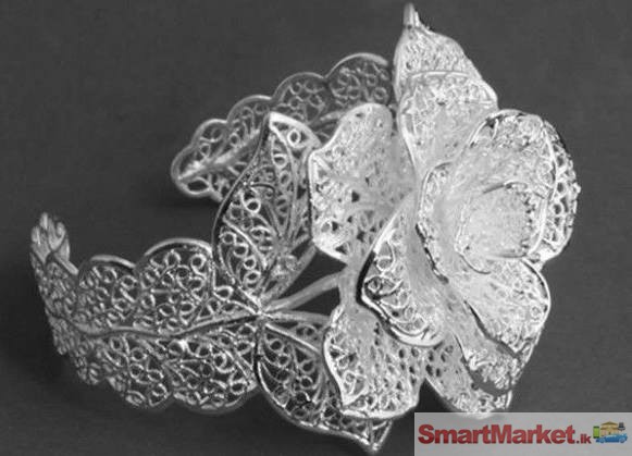 Flower Shaped Silver Ring