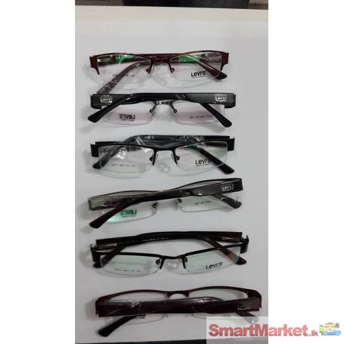 Levi's,Rayban,No1,Police,Armani Metal frames High Quality (Unisex )