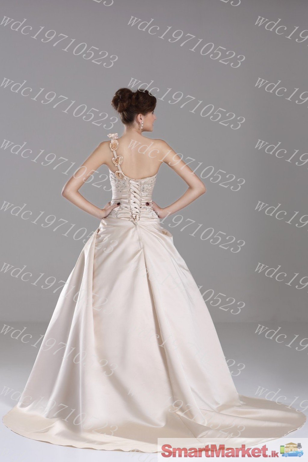 Cream Color Brand New Gorgeous Bridle Gown for quick sale