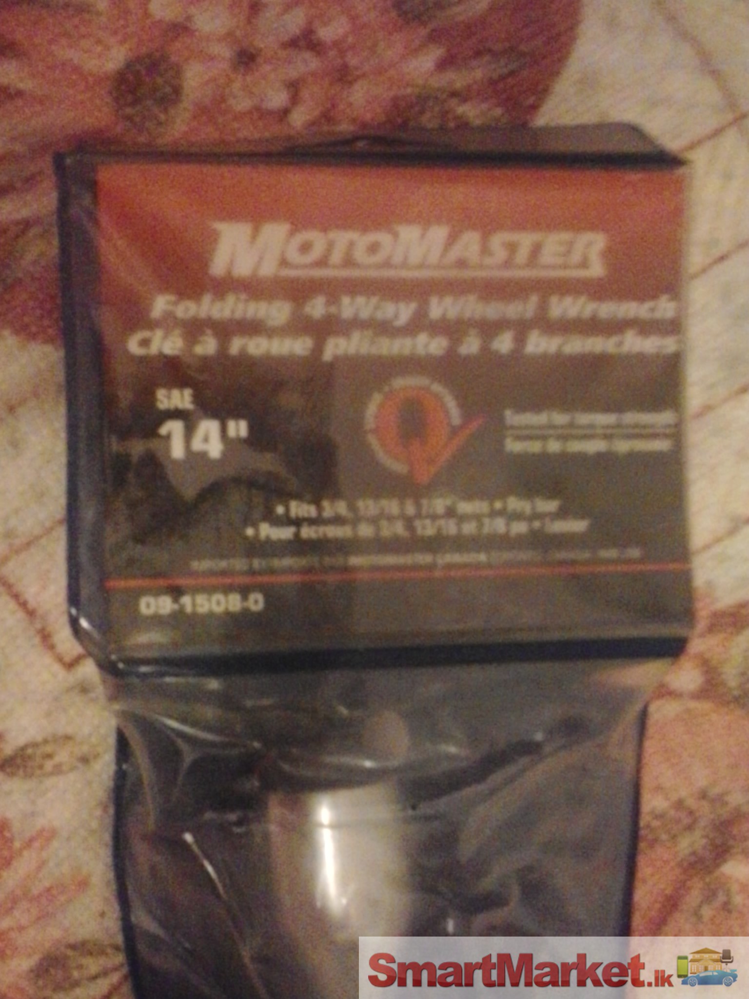 MotoMaster Folding, 4-Way, Lug Wrench