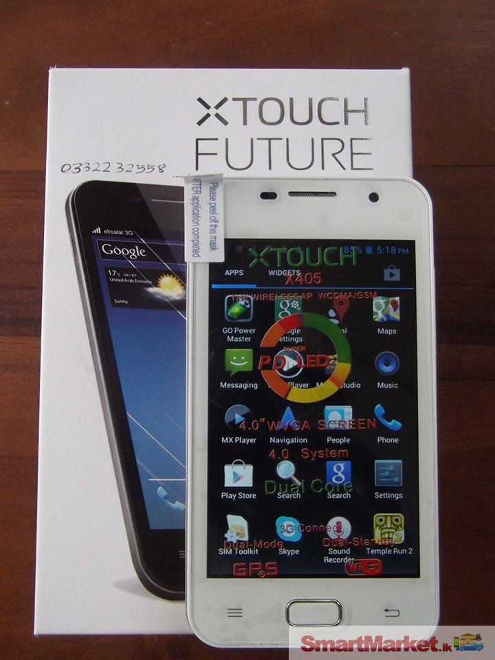 Xtouch X405 smart dual sim mobile