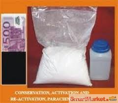 SSD SOLUTION AND ACTIVATION POWDER FOR THE CLEANING OF BLACK CURRENCY for SALE