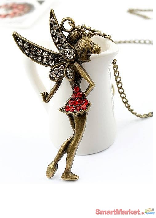 Lovely Angel Pendant Necklace