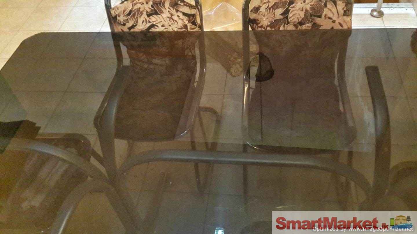 Glass Dining Table & Chairs