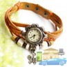 VINTAGE WATCH WITH BUTTERFLY PENDANT
