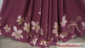 SAREES, AND WEDDING ITEMS PAINTED PROFFESSIONALY