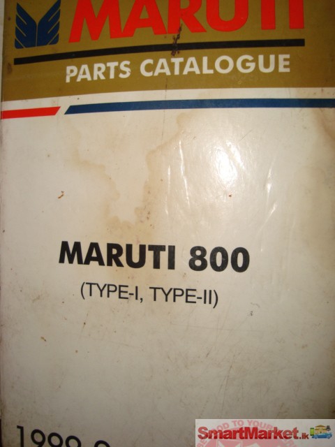 Maruti 800 Car Service Manual Book