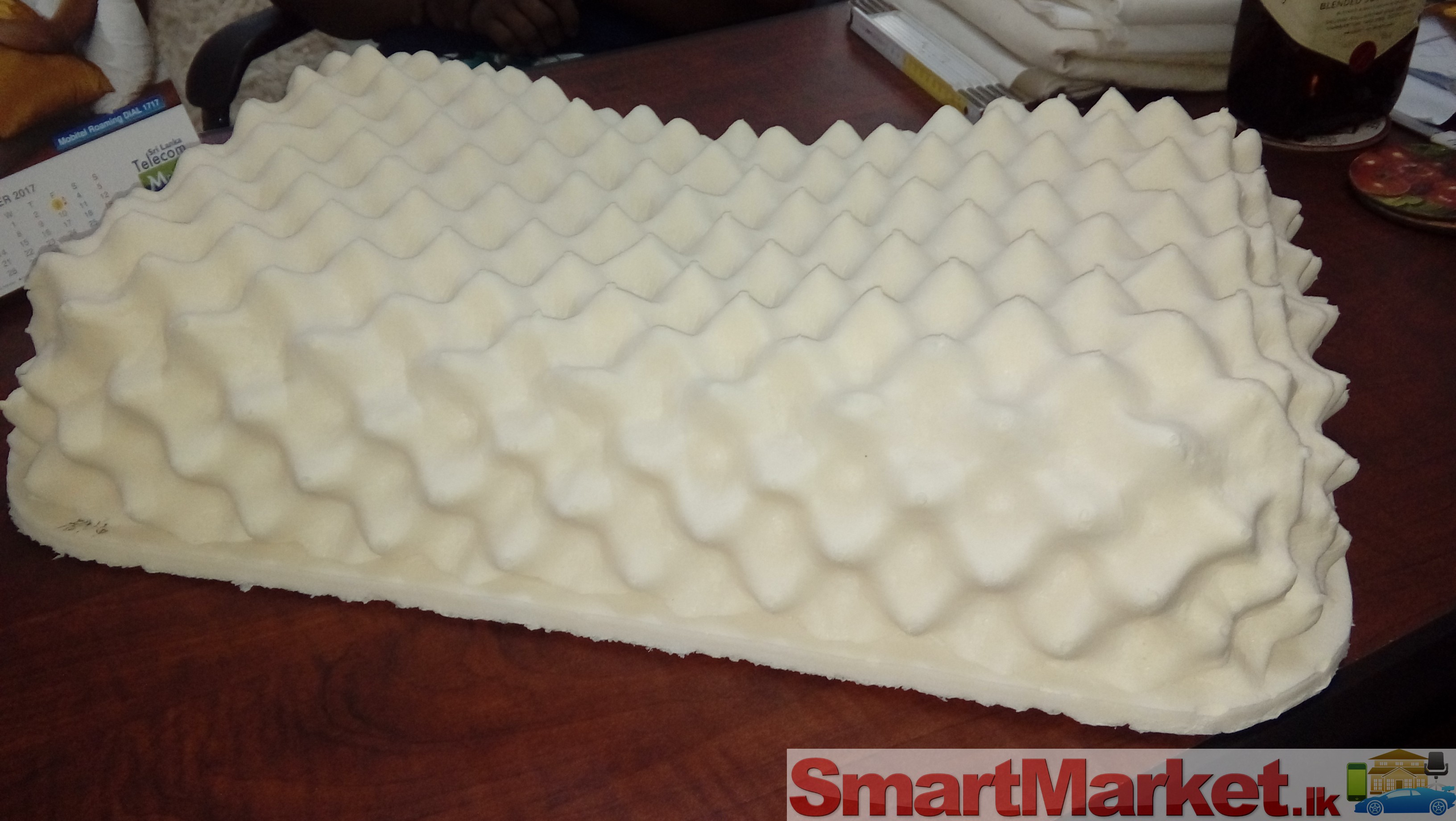 Foam rubber pillow