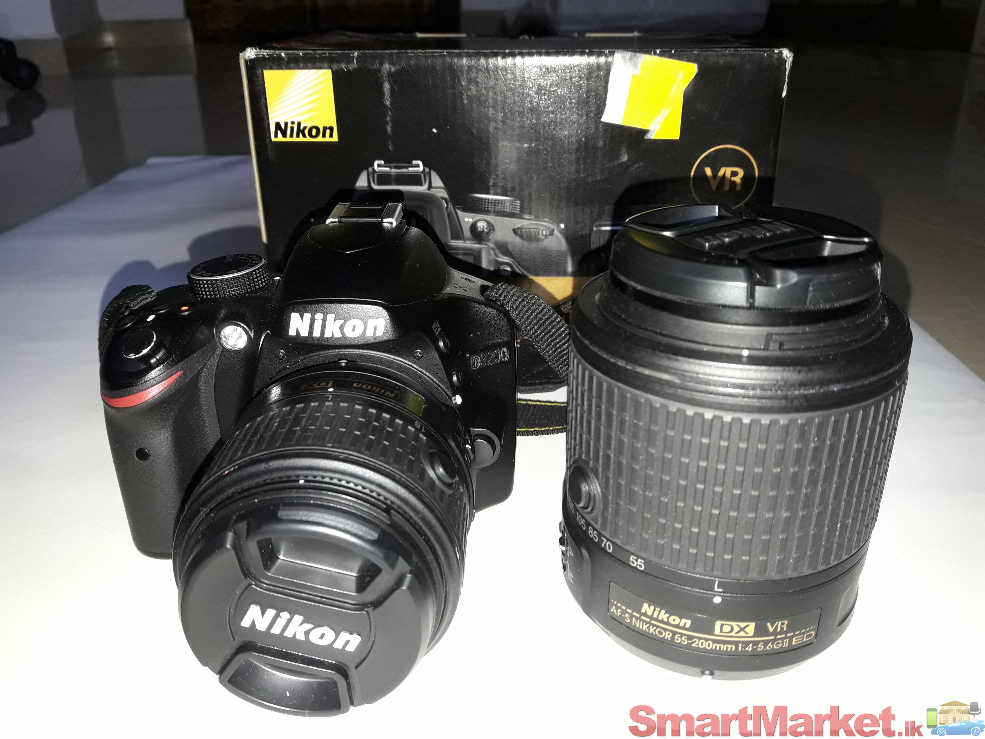 Nikon D3200+18-55mm+55-200mm