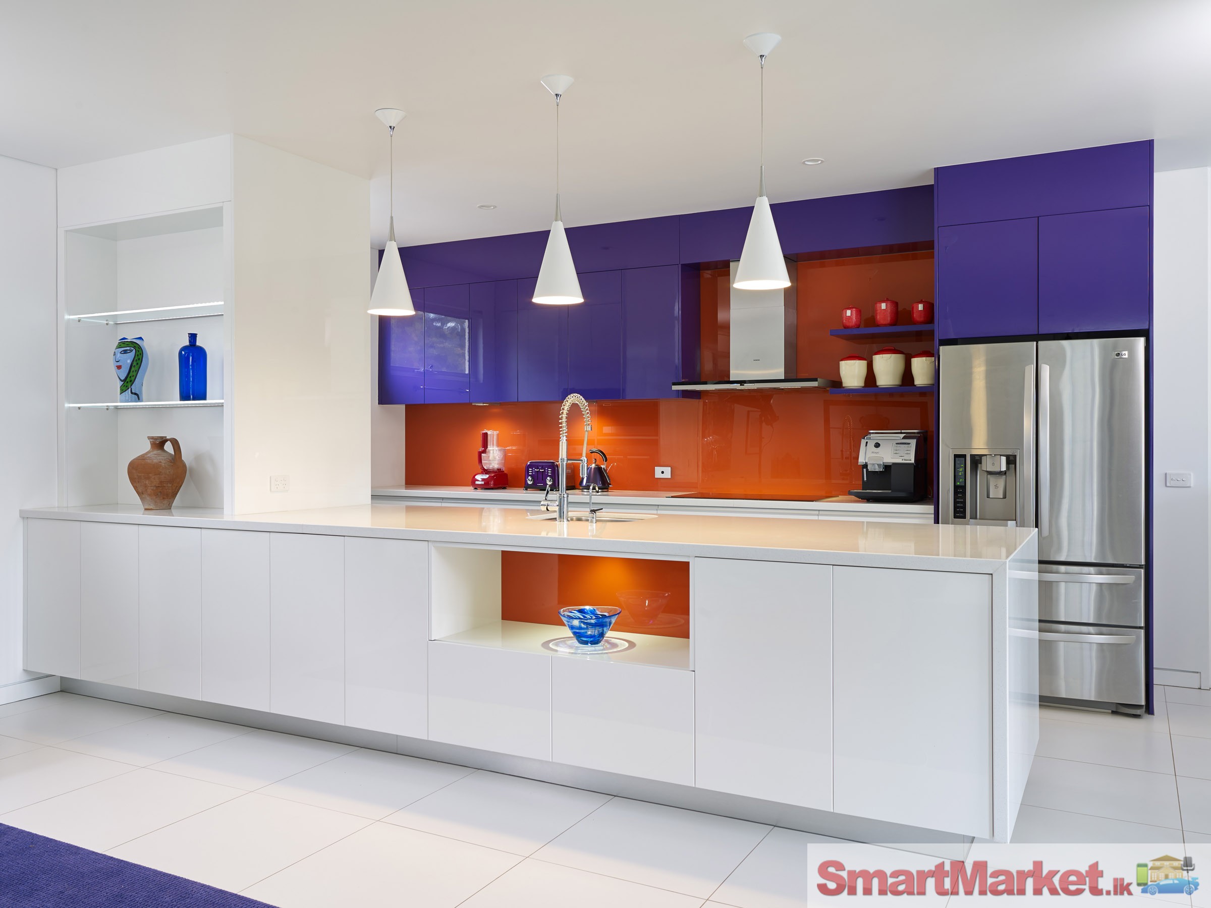 Colorful Kitchen Pantry