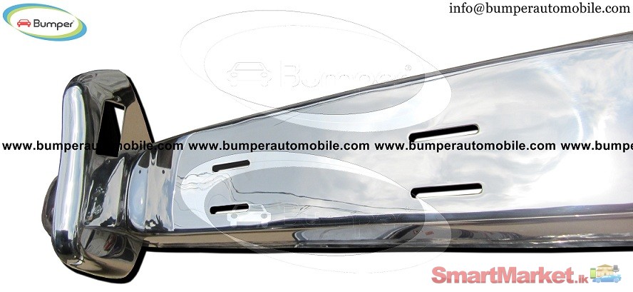 Volvo PV 544 Euro year (1958-1965) bumpers stainless steel