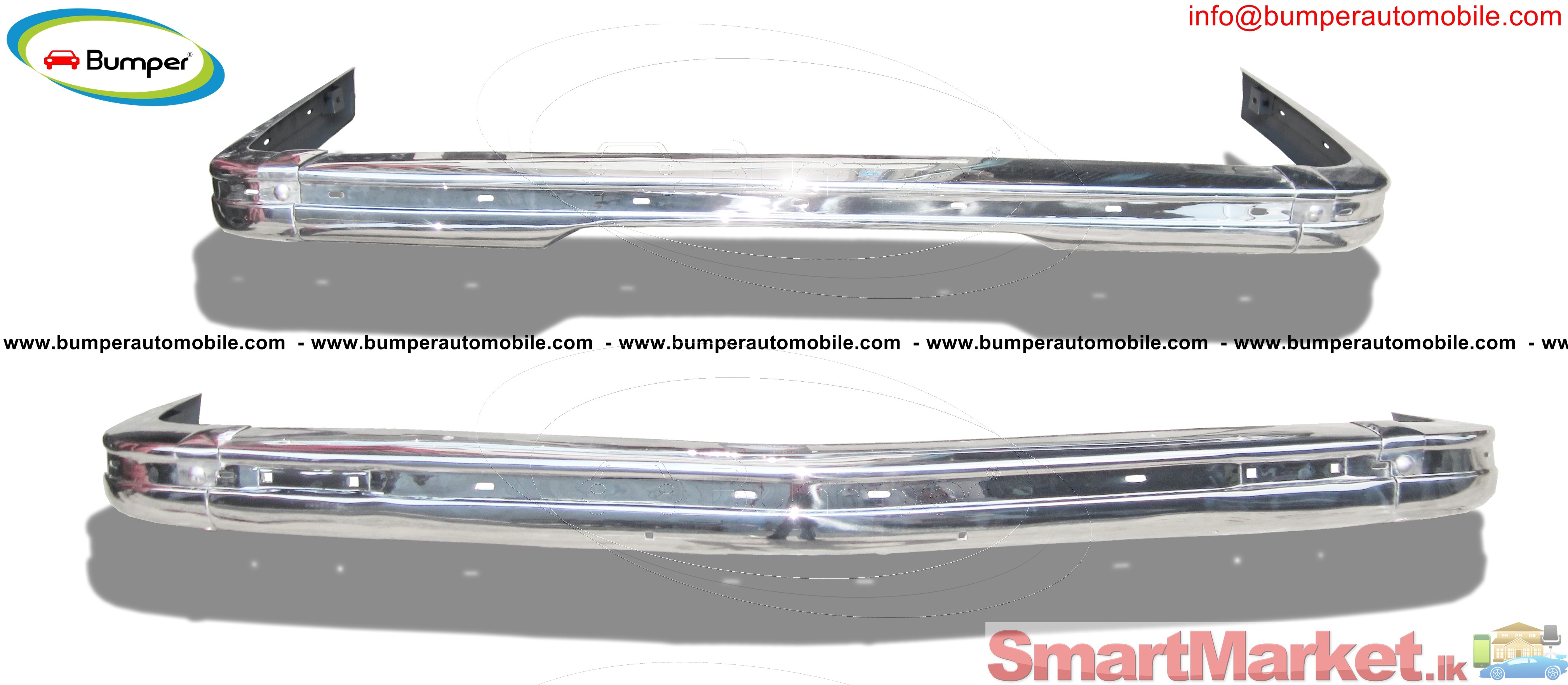 BMW E21 bumper (1975 - 1983) by stainless steel