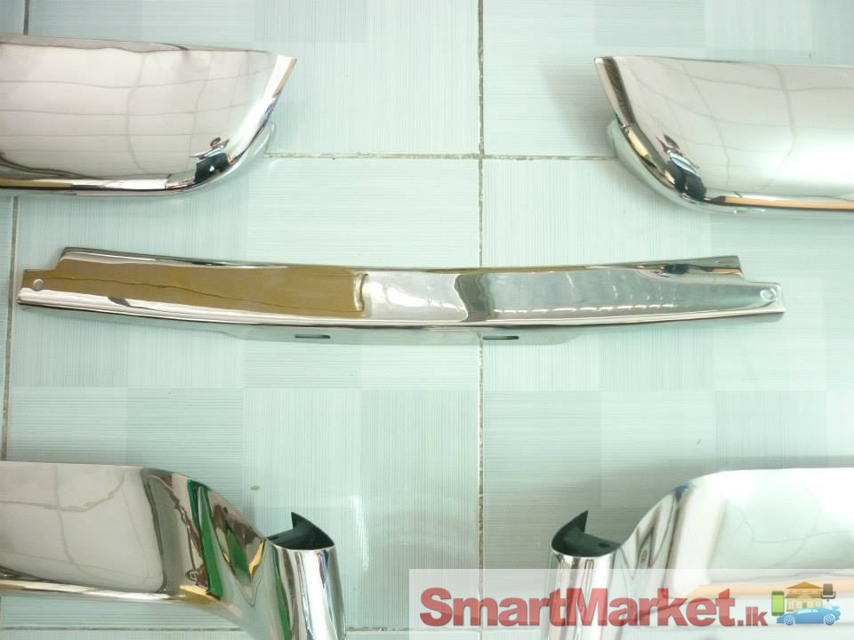 Volvo P1800 Cow horn Bumper in Stainless Steel