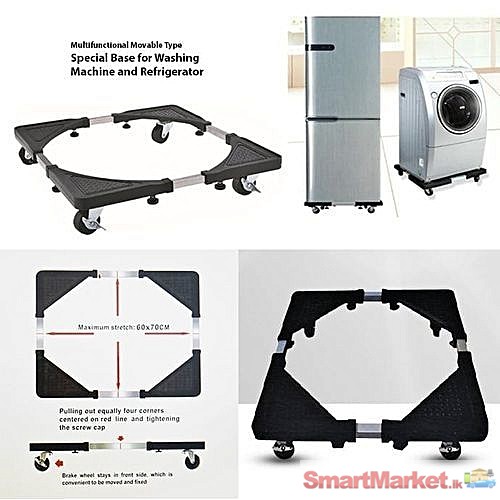 Multifunction Movable Stand for Fridge and Washing Machine