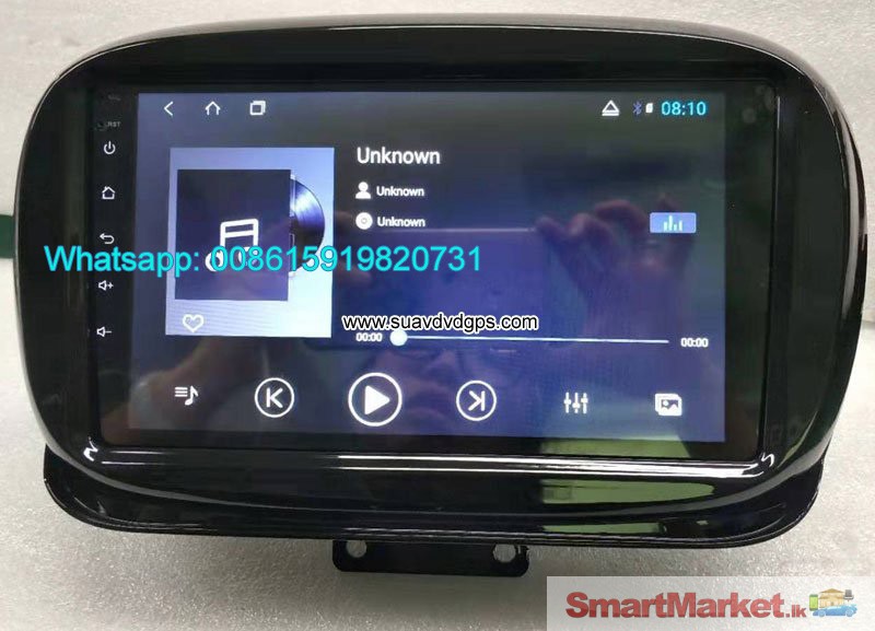 Fiat 500X Tempar Car audio radio android GPS navigation camera