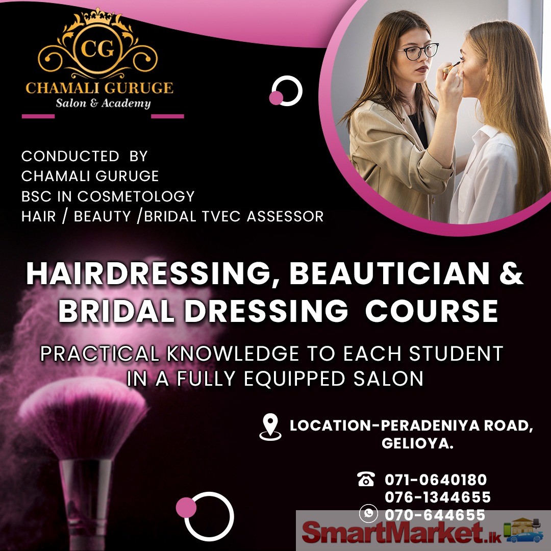 Hairdressing ,Beautician & Bridal dressing course