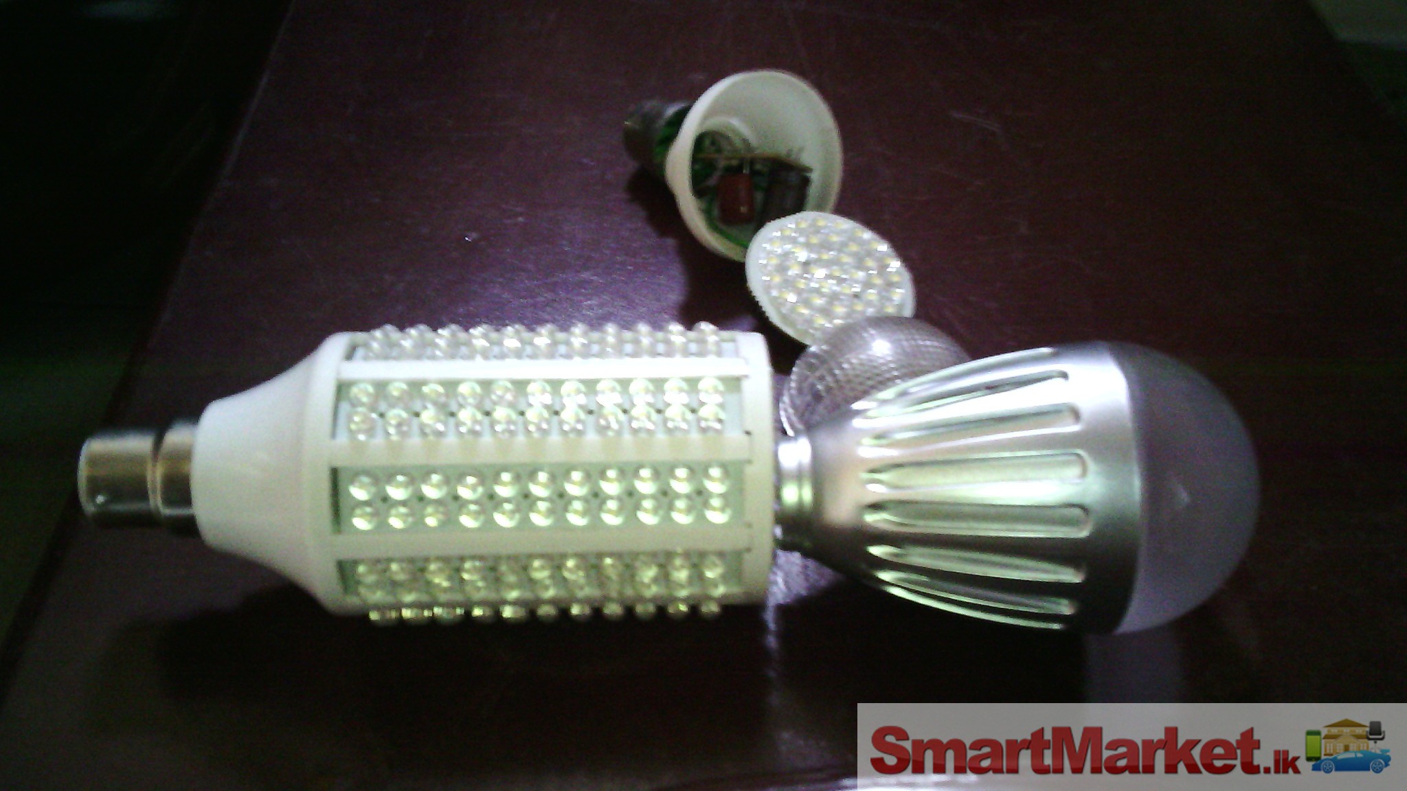 Led energy saving bulbs technician