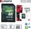 Kingston 16GB SDHC Memory Card Class 10